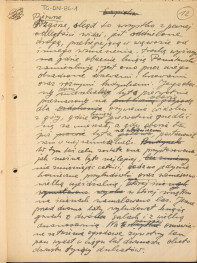 Szymon Bogumił Zug, Opis ogrodów warszawskich z 1784 r. - odpis w formie rękopisu (tekst niepełny), skan 13