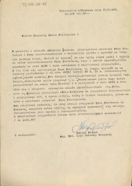 list Wojewódzkiego Delegata Ligii Ochrony Przyrody Henryka Nidjola z dnia 30 maja 1963 r. dotyczący założonego przez niego ogrodu, skan 1