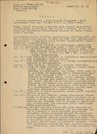 Opinia z dnia 20 listopada 1951 r. o Studium przyrodniczo-krajobrazowym Tenczynka i Rudna opracowanym przez mgr. Stefana Guta i dr. Jana Nowaka, skan 1