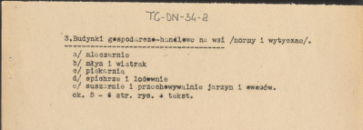 umowa z dnia 15 kwietnia 1945 r. z Polskim Związkiem Inżynierów Budowlanych na przygotowanie podręcznika "Budownictwo wiejskie" wraz z planem tego wydawnictwa, skan 3