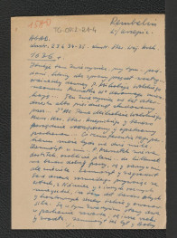 wypis z Archiwum Głównego Akt Dawnych (Lustracja starostw województwa krakowskiego 23 k. 34-35) wzmiankujący zwierzyniec prowadzony w 1636 r. przez marszałka wielkiego koronnego Mikołaja Wolskiego , skan 1