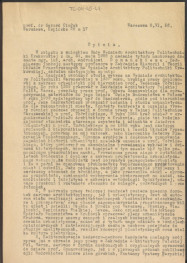opinia z dnia 8 czerwca 1956 r. w sprawie nadania tytułu naukowego docenta Andrzejowi Domańskiemu, skan 1