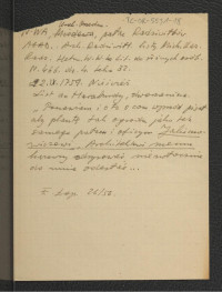 wypis z Archiwum Radziwiłłów (AGAD) – Listy Michała Kazimierza Radziwiłła, hetmana Wielkiego Księstwa Litewskiego (nr 466, d. 4, Teka 32) z 22 września 1759 r. do Haraburdy wzmiankujący powierzenie prac nad miejscowym pałacem architektowi Jakimowiczowi; odnisienie do Tek Łopacińskiego nr 26/56, skan 1