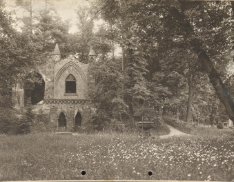 ilustracja związana z hasłem - domek - Domek Gotycki w Arkadii, skan 1