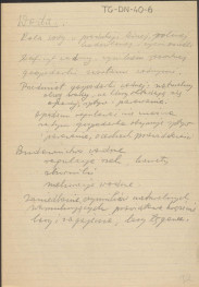 fragmenty brudnopisów konspektów oraz program wykładów na Wydziale Architektury Politechniki Warszawskiej z planowania zieleni w osiedlach i w krajobrazie , skan 32