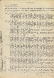 fragmenty brudnopisów konspektów oraz program wykładów na Wydziale Architektury Politechniki Warszawskiej z planowania zieleni w osiedlach i w krajobrazie , skan 47