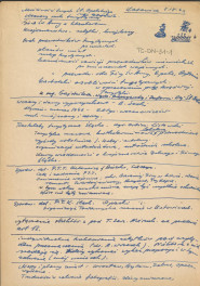 Wojewódzka konferencja turystyczna zwołana w sprawach turystyki Śląska Opolskiego na dzień 2 kwietnia 1946 r. - program i notatki, skan 2