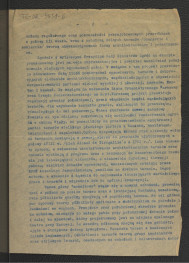 tekst dotyczący ogrodu Prezydium Rady Ministrów w Warszawie autorstwa G. Ciołka; trzy karty  , skan 2