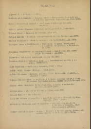 pismo z dnia 1 lutego 1958 r. redaktora naczelnego Polskiego Słownika Biograficznego profesora Kazimierza Lepszego w sprawie haseł na literę H do X tomu wraz z wykazem nazwisk osób przewidzianych do zamieszczenia ich biogramów w przewidzianym wydawnictwie, skan 17