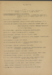 pismo z dnia 1 lutego 1958 r. redaktora naczelnego Polskiego Słownika Biograficznego profesora Kazimierza Lepszego w sprawie haseł na literę H do X tomu wraz z wykazem nazwisk osób przewidzianych do zamieszczenia ich biogramów w przewidzianym wydawnictwie, skan 27