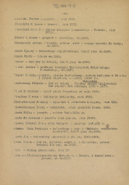 pismo z dnia 1 lutego 1958 r. redaktora naczelnego Polskiego Słownika Biograficznego profesora Kazimierza Lepszego w sprawie haseł na literę H do X tomu wraz z wykazem nazwisk osób przewidzianych do zamieszczenia ich biogramów w przewidzianym wydawnictwie, skan 33