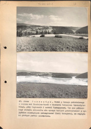 Poszyt zawierający "Zdjęcia fotograficzne porównawcze stanu istniejącego obrzeży oraz zmian spowodowanych utworzeniem zalewów" wykonane przez Gerarda Ciołka, skan 48