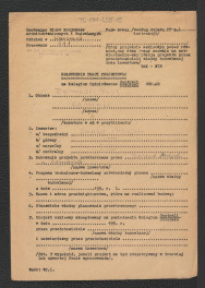 formularz zgłoszenia pracy projektowej na Kolegium Opiniodawcze Centrali CBP.AB, skan 1