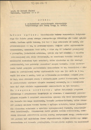Opinia o założeniach projektowych wczasowiska świątecznego nad rzeką Mrogą k. Łodzi, skan 1