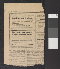 fragment karty z „Dziennika Bałtyckiego” nr 178/5318 (1961) zawierający zwięzły tekst pt. W lęborskim parku, skan 2