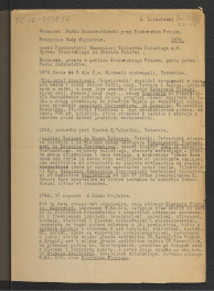 wypis z Tek Łopacińskiego Inw. 128/III ZOIKZ zawierający Aneks Prokuratorii Generalnej Królestwa Polskiego nr 8 dotyczący sprawy Oranowsksiego ze Skarbu Państwa o grunt w pobliżu Krakowskiego Przedmieścia gdzie powstał następnie Pałac Radziwiłłów, skan 1