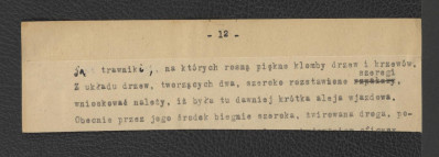 ponownie zwięzłe wypisy wzmiankujące miejscowości, w których zaistniały ozdobne drzewa , skan 4