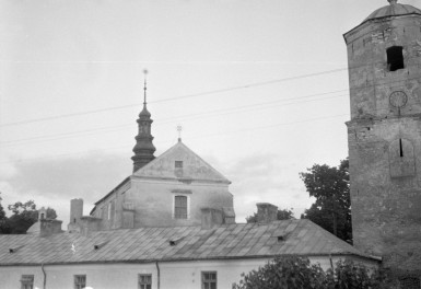 kościół - ściana, szczyt, wieża, skan 1