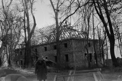 pałac Bielińskich - oficyna wschodnia od strony parku, skan 1