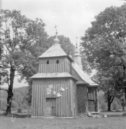 cerkiew drewn. św. Michała Archanioła - elewacja, skan 1