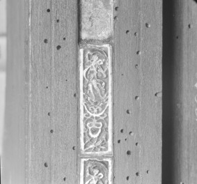 Kościół św. Józefa Oblubieńca i św. Antoniego z Padwy - tabernakulum z ok. 1740. Detale zdobienia., skan 1