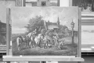 Muzeum Pomorskie w Toruniu, Brodawski Józef "Bracia mleczni", 580x775 mm, skan 1
