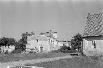 zamek - fragment elewacji, skan 1