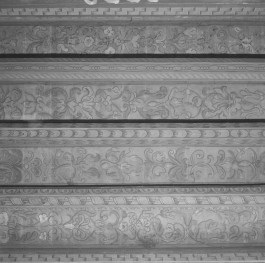 pałac Biskupów Krakowskich - Pierwszy Pokój Biskupi /I p./ - fragment stropu, skan 1