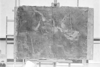 Muzeum Narodowe w Warszawie, malarz nieznany - "Nawrócenie św. Pawła" olej płótno, skan 1