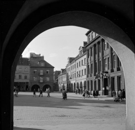rynek - widok na północny narożnik, skan 1