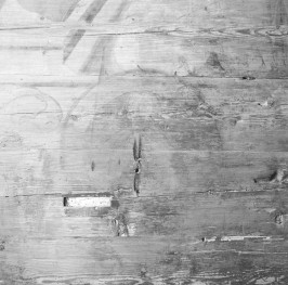 kościół pw. Podwyższenia Krzyża Świętego - wnętrze - nawa główna - fragment polichromii, skan 1