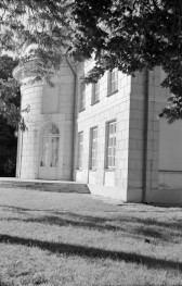 pałac Czartoryskich - Pałac Marynki - elewacja ogrodowa od południa - fragment, skan 1