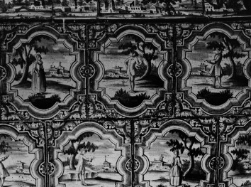 ratusz - wnętrze, piec kaflowy, skan 1