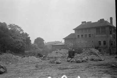 mur obronny - rozebrany, browar, skan 1