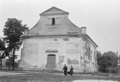 d. kościół pw. Najświętszej Marii Panny - elewacja zachodnia, skan 1
