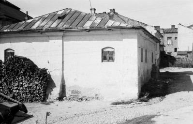 mała synagoga - elewacja boczna, skan 1