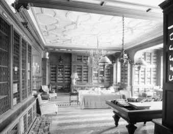 zamek magnacki Lubomirskich i Potockich - wnętrze - piętro I - Biblioteka, skan 1