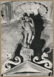 Kaplica Firlejów - ołtarz - rzeźba Chrystusa Zmartwychwstałego, skan 1