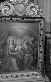 Kościół św. Anny i św. Mikołaja - feretron: replika obrazu Św. Anny Samotrzeć z ołtarza głównego, skan 1