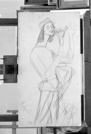 Muzeum Narodowe w Warszawie, Waliszewski Zygmunt "Rafael", rysunke 655x365 mm, skan 1