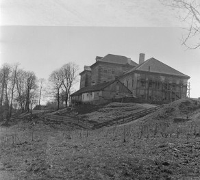 elewacja boczna, Pałac Opatów (Pałac Chodkiewiczów lub Pałac Archimandrytów) w zespole Monasteru Zwiastowania Przenajświętszej Bogurodzicy i św. Apostoła Jana Teologa, Ławra Supraska, skan 1
