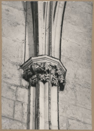  Katedra - wnętrze, widok na głowicę służki , skan 1