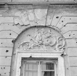 pałac Potockich - zwieńczenie nad oknem galerii , skan 1
