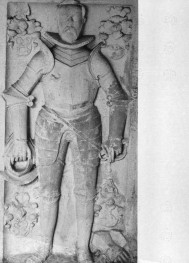 kościół par. pw. św. Wawrzyńca - epitafium rycerza z rodziny von Stosch, skan 1