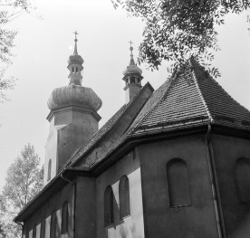 Kościół św. Klemensa - elewacja od prezbiterium, skan 1
