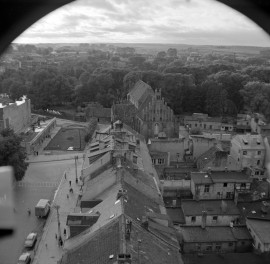 panorama rynku z wieży kościoła poewangelickiego - odcinek C, skan 1