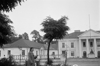 Pałac Ogińskich - elewacja frontowa, skan 1