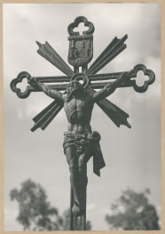 Kościół cmentarny p.w. Św. Trójcy - krzyż nagrobny, skan 1