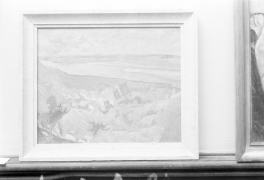 Muzeum w Lublinie, Kelles-Kranze Bohdan - "Kazimierz nad Wisłą", olej płótno, 475x587 mm, skan 1