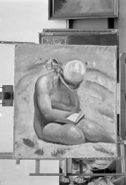 Muzeum Sztuki w Łodzi, Weiss Wojciech "Na plaży", skan 1